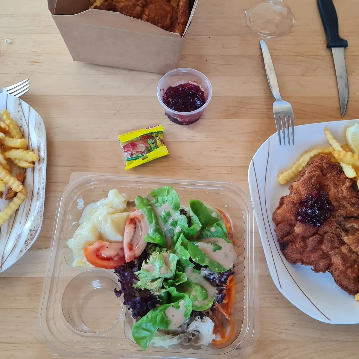 Cordon Bleu Vom Schwein Mit Pommes
