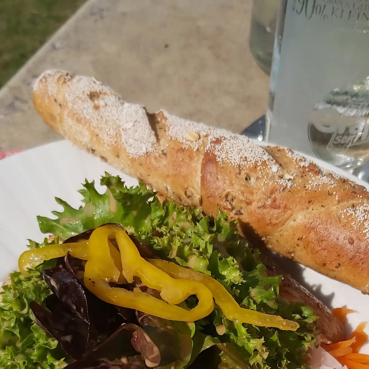 Salatteller Mit Gegrillter Hähnchenbrust