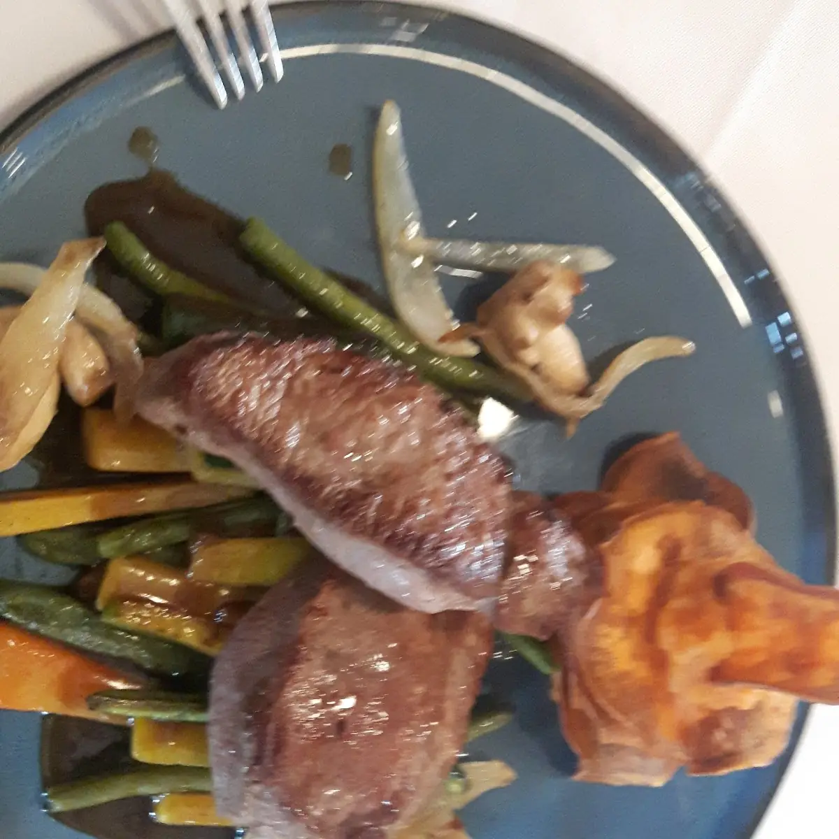 Hirschkalbsteak