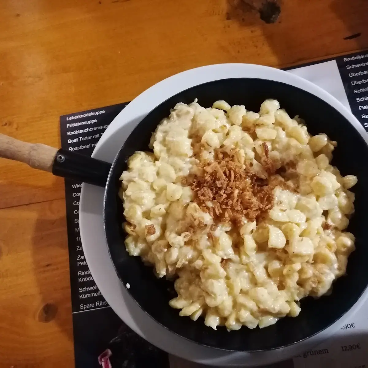 Käsespätzle Mit Röstzwiebel
