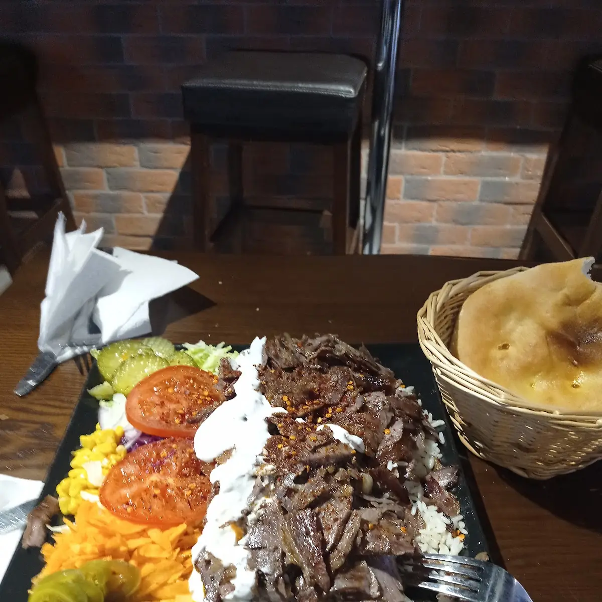 Hühner Kebab