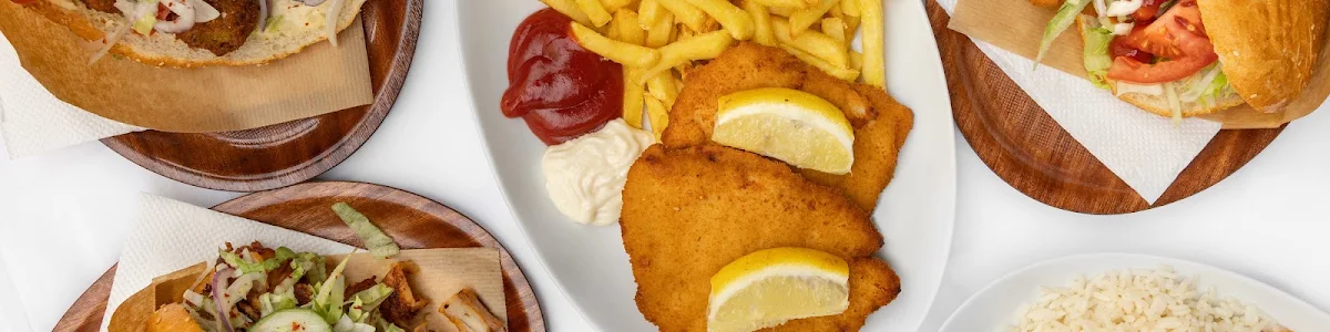 Hünerschnitzel Teller