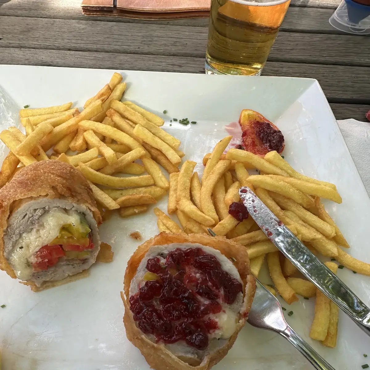 Post Schnitzel Mit Pommes