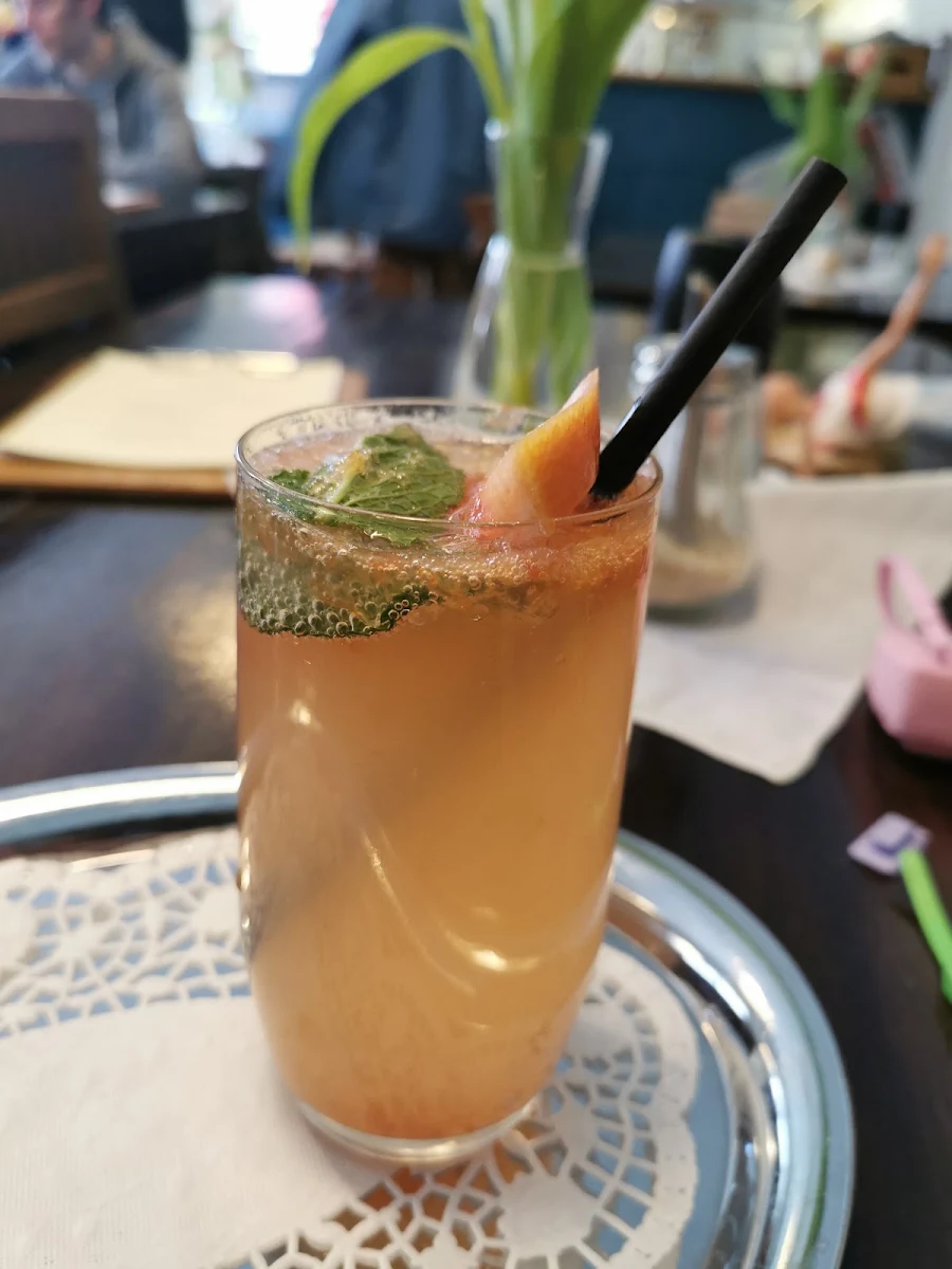 Hausgemachte Limo Grapefruit