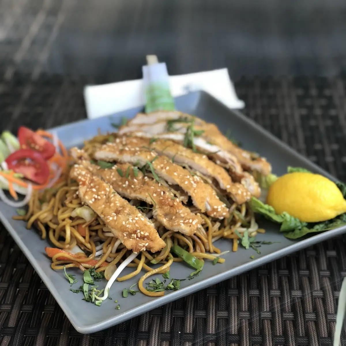Lachs Teriyaki