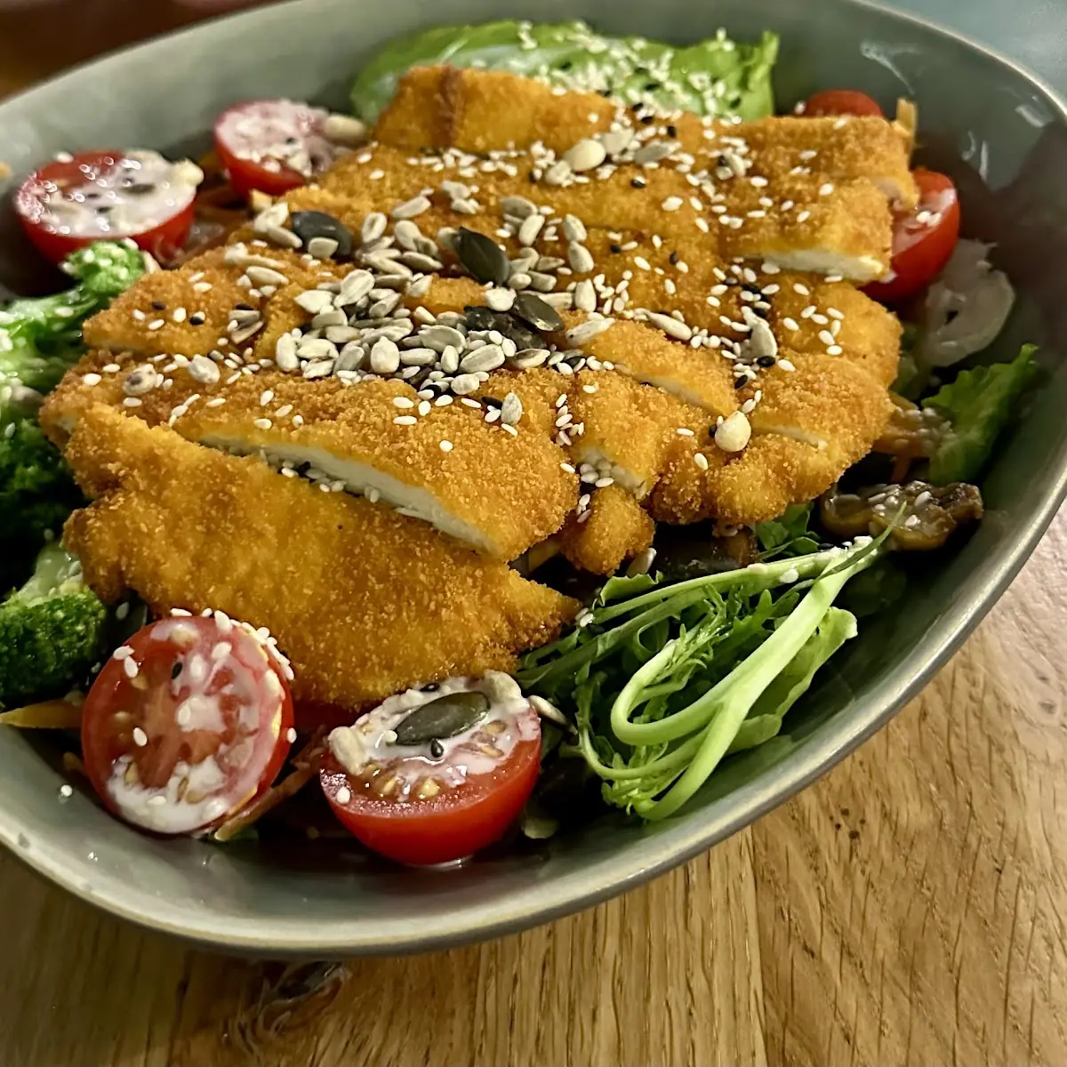 Schnitzel Salat