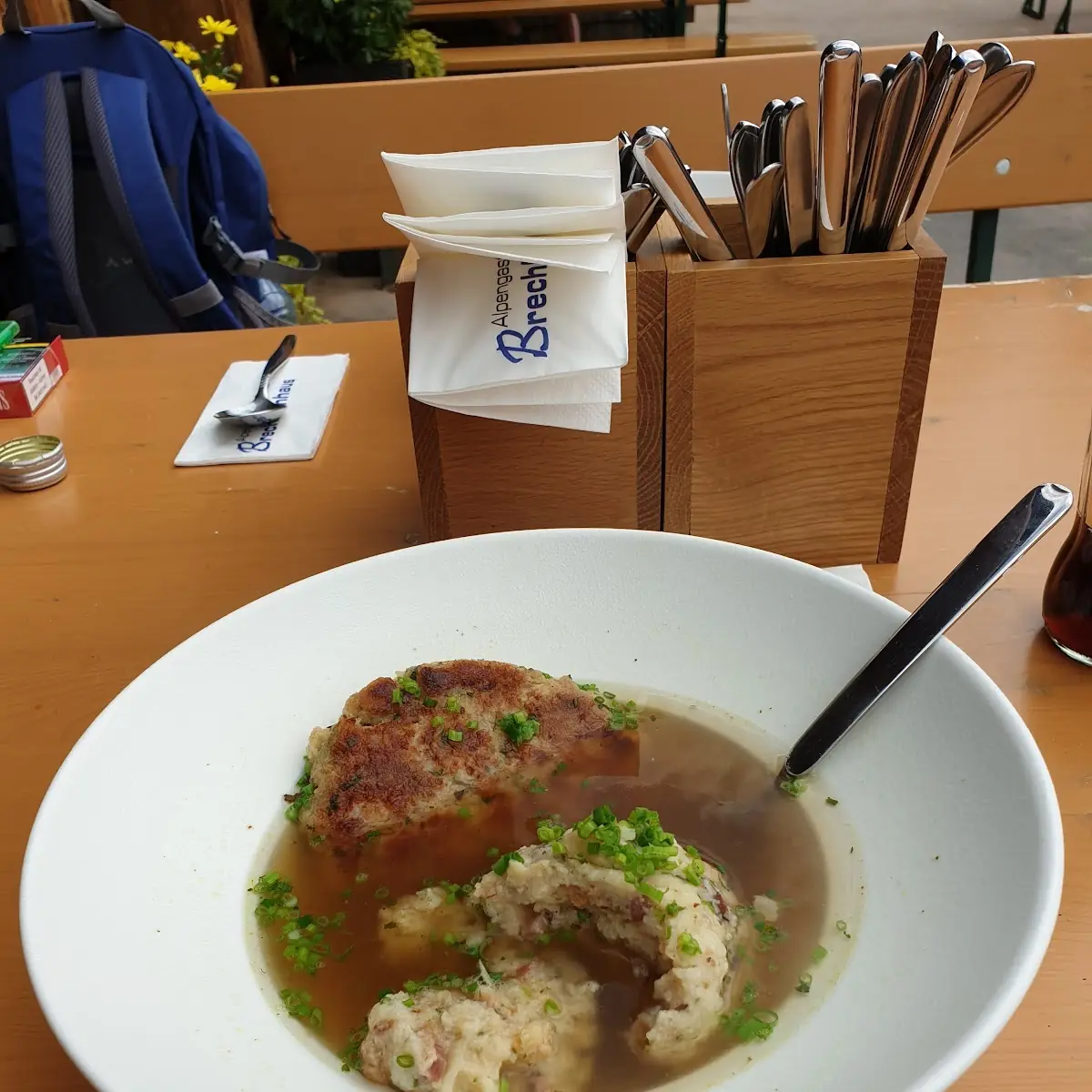 Kaaspress- Und Speckknödelsuppe