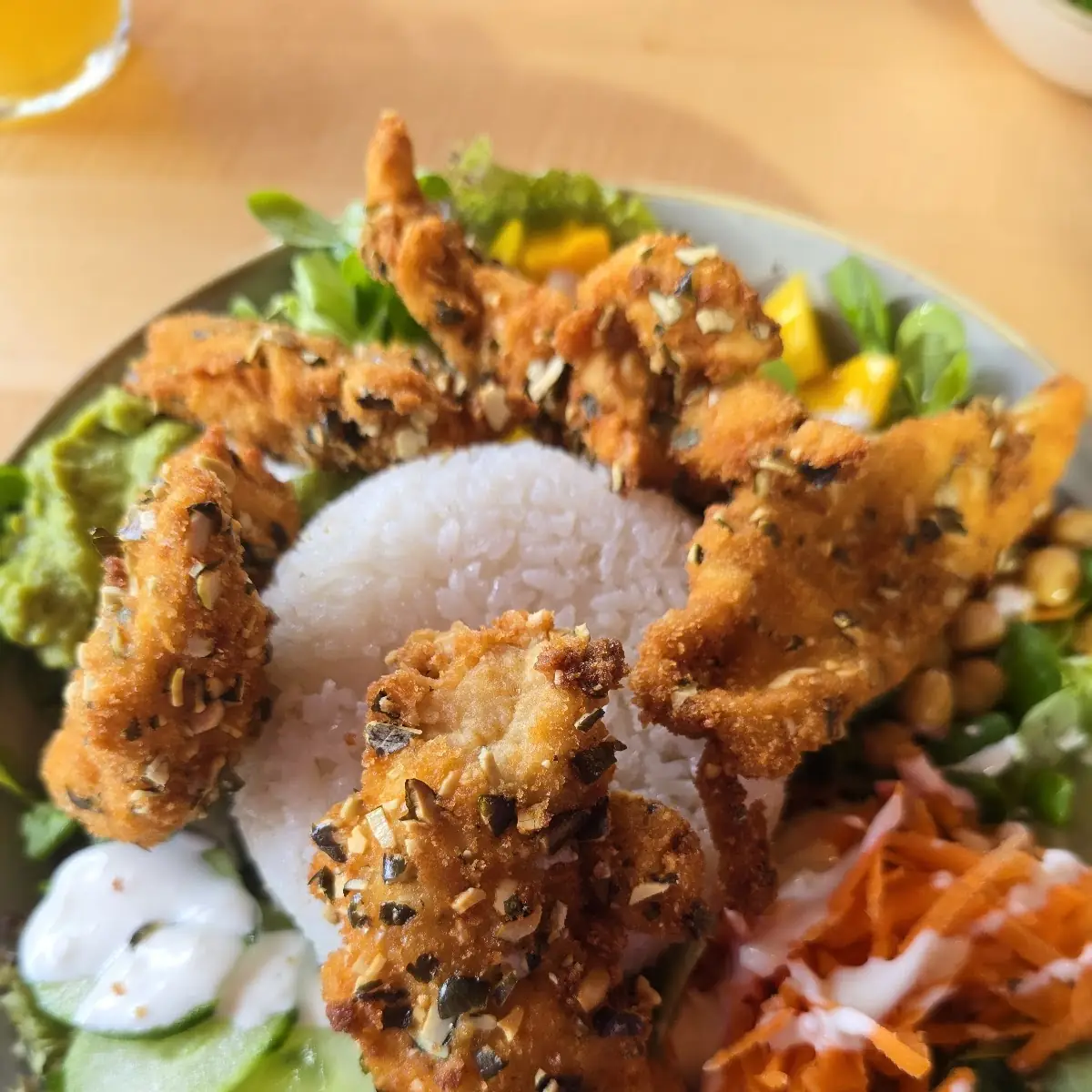 Chicken Fingers Salad