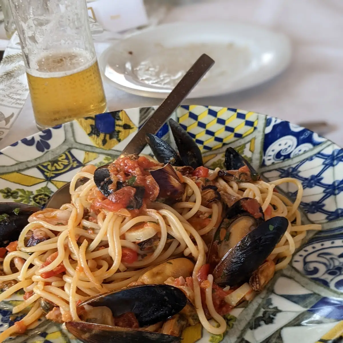 Spaghetti Mit Muscheln