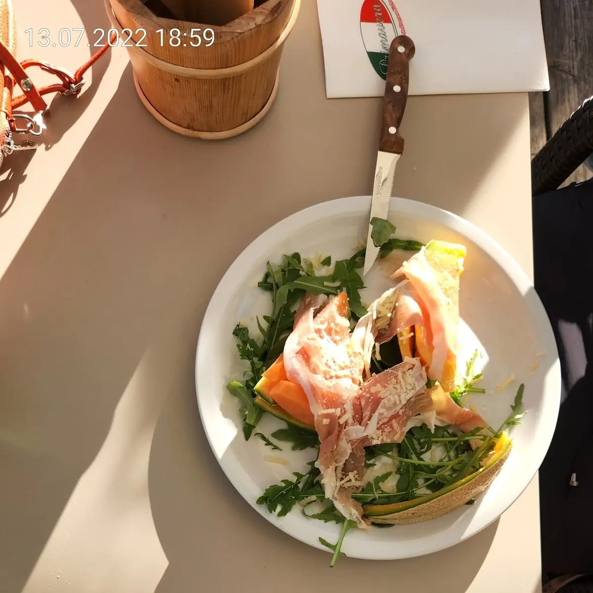 Honigmelone Mit Schinken