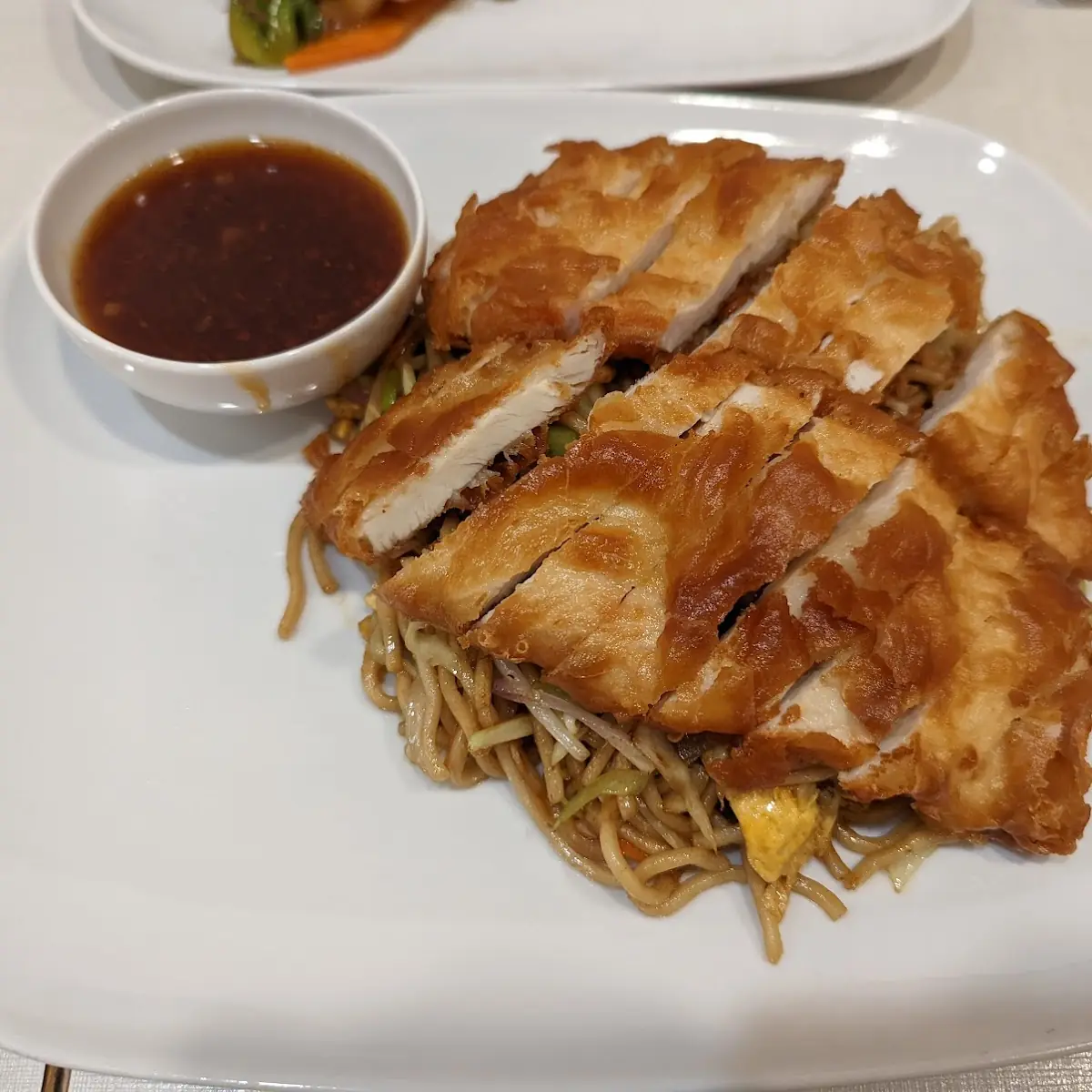 Crispy Chicken with Noodles