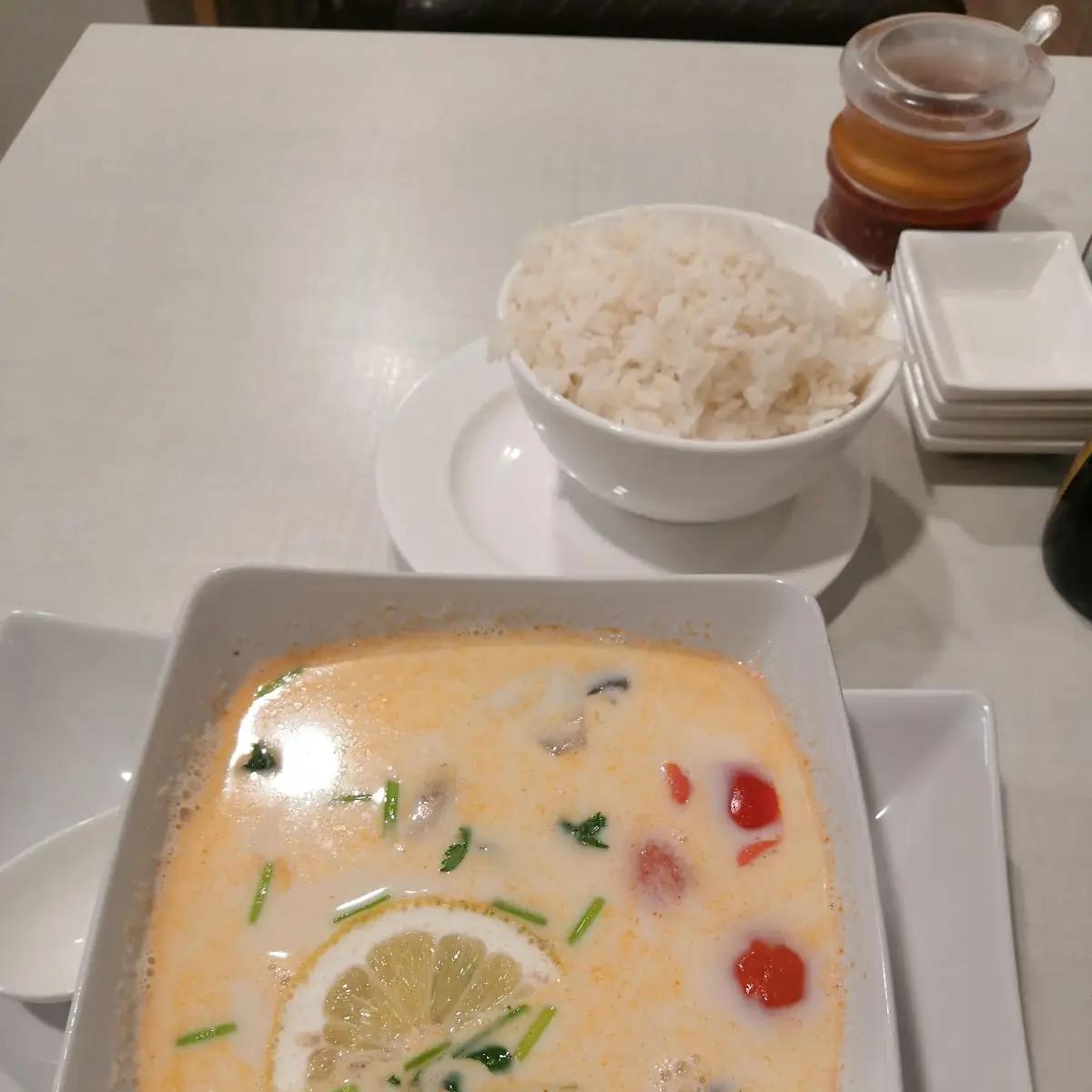 Tom Kha Gai with Prawns