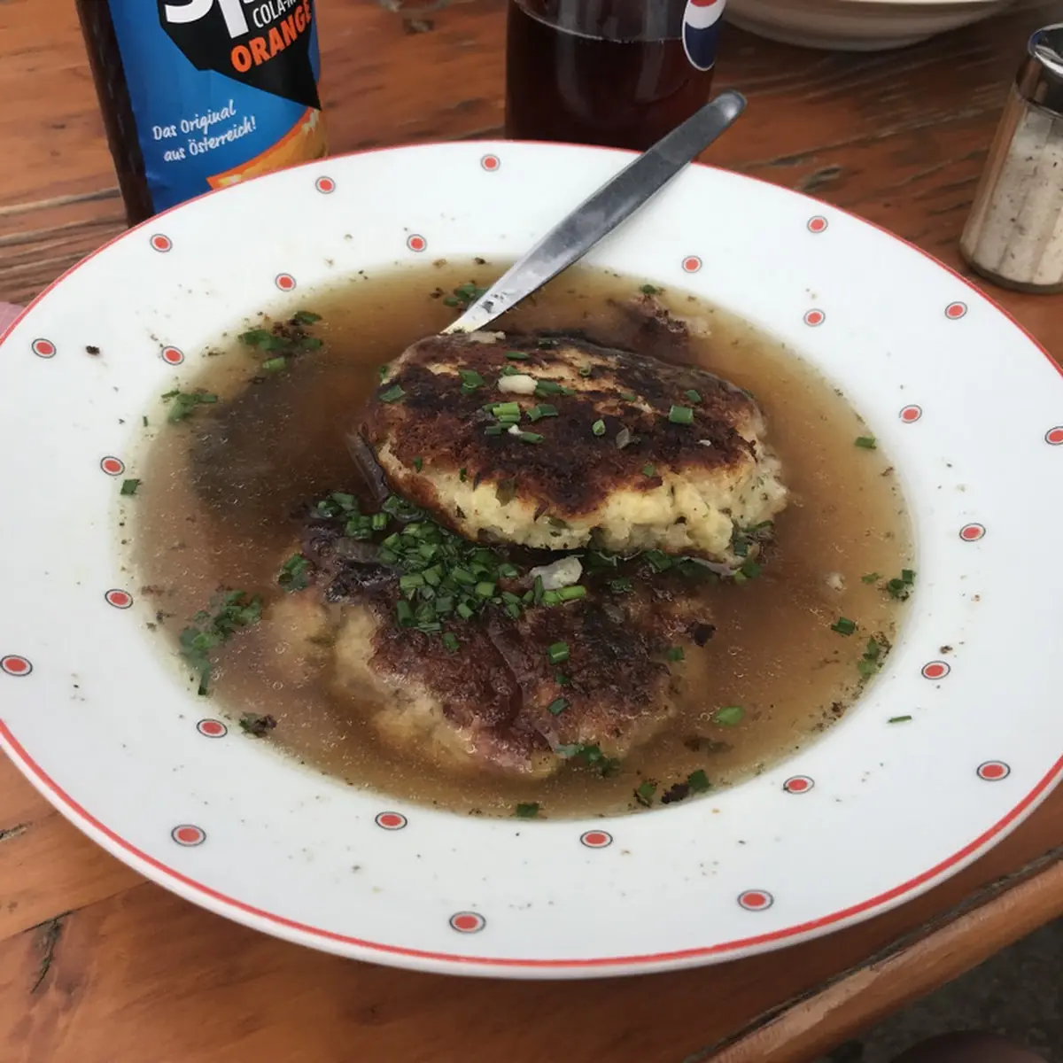 Kaspressknödelsuppe