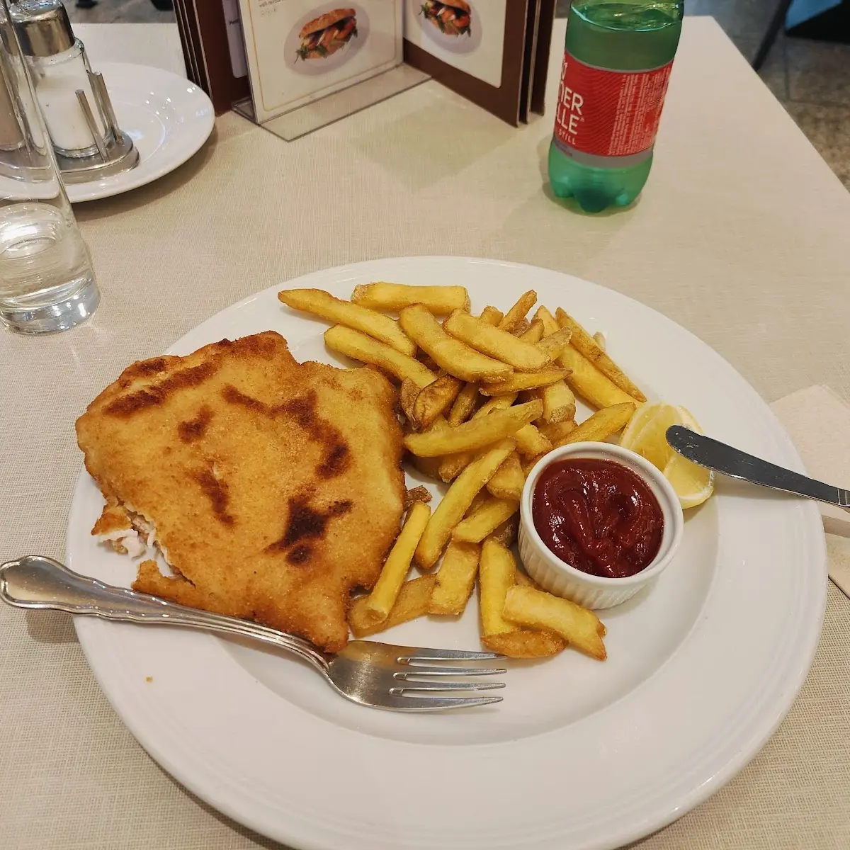 Schnitzel Beef French Fries