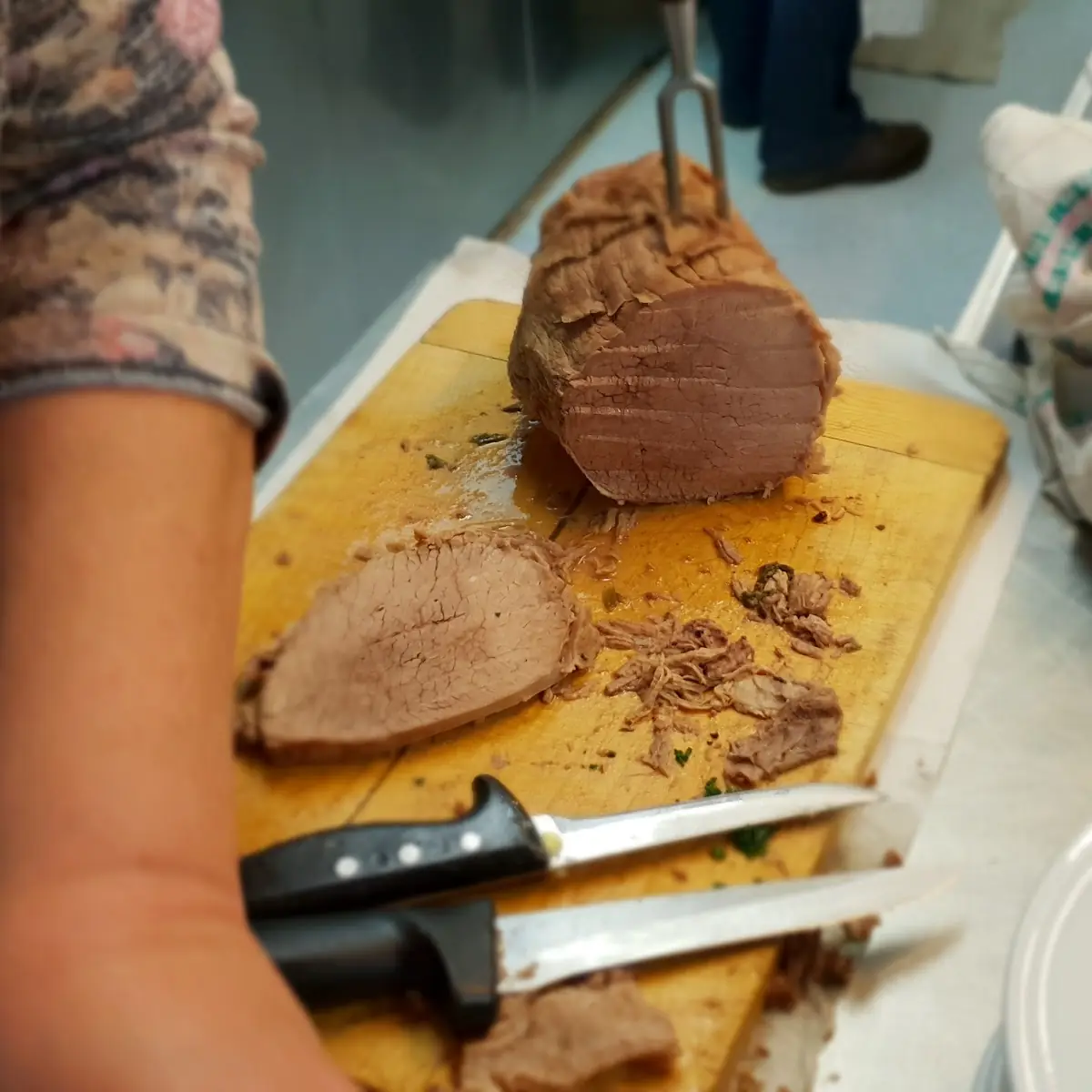 Gekochtes Rindfleisch