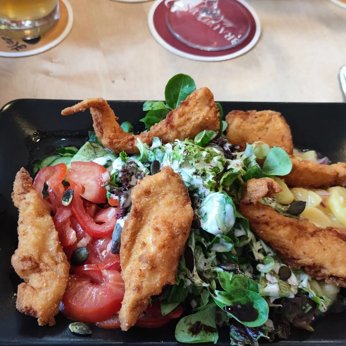 Backhendlsalat