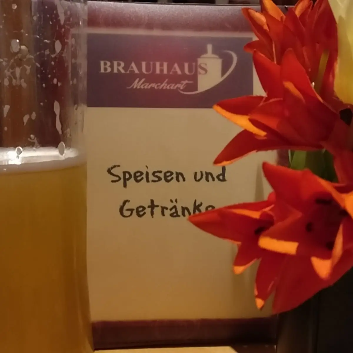 Bier Und Speisekarte