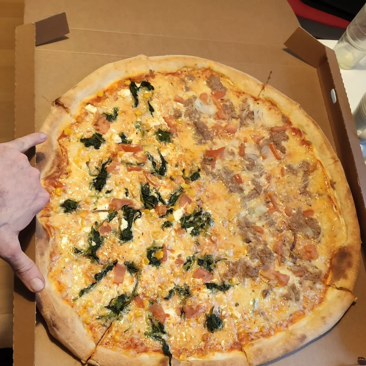 Spinat Pizza