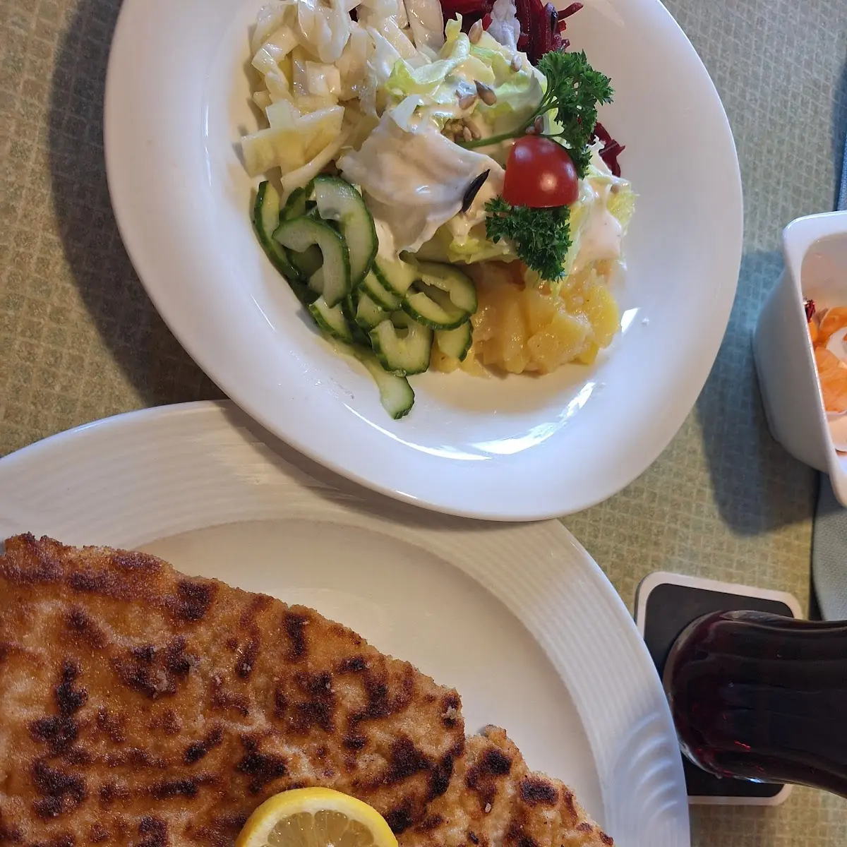 Wienerschnitzel Mit Salat