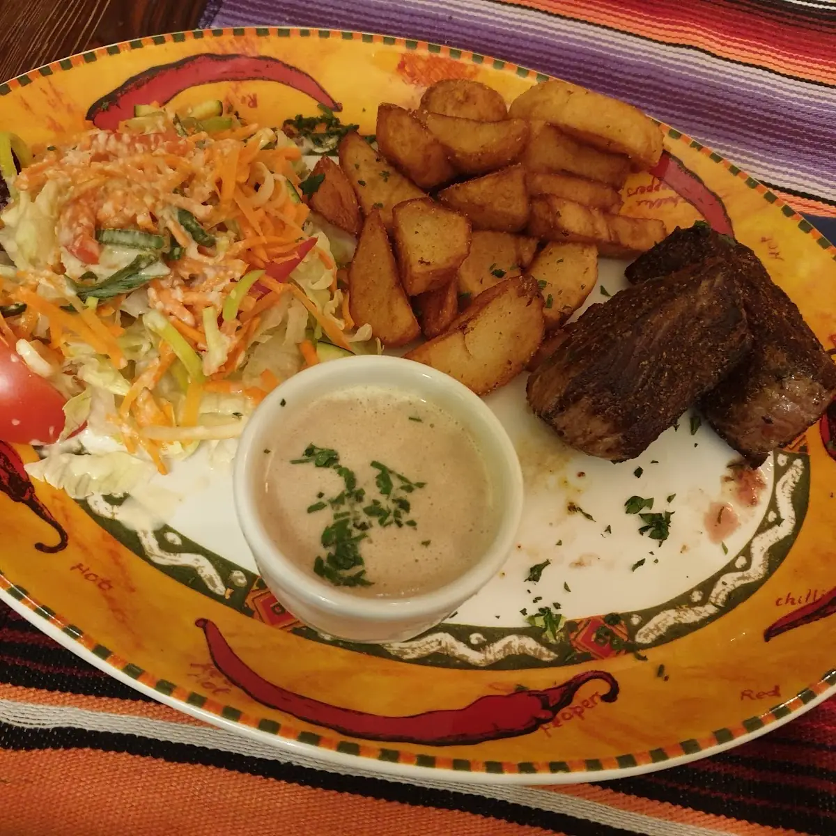 Huft Steak Mit Chili PO