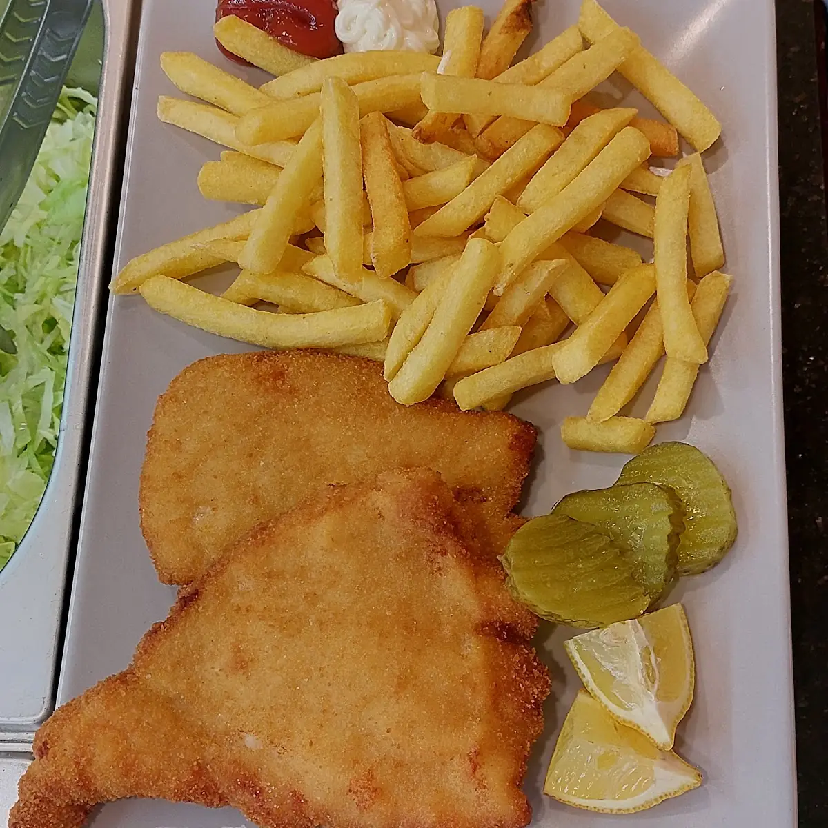 Schnitzel Teller