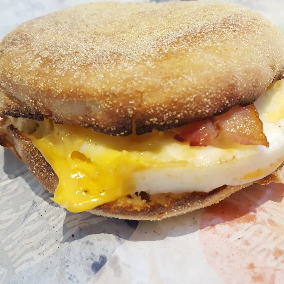 mc Muffin Backon Egg Burger