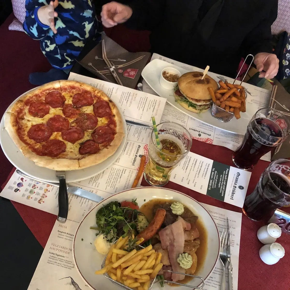Hühner Burger