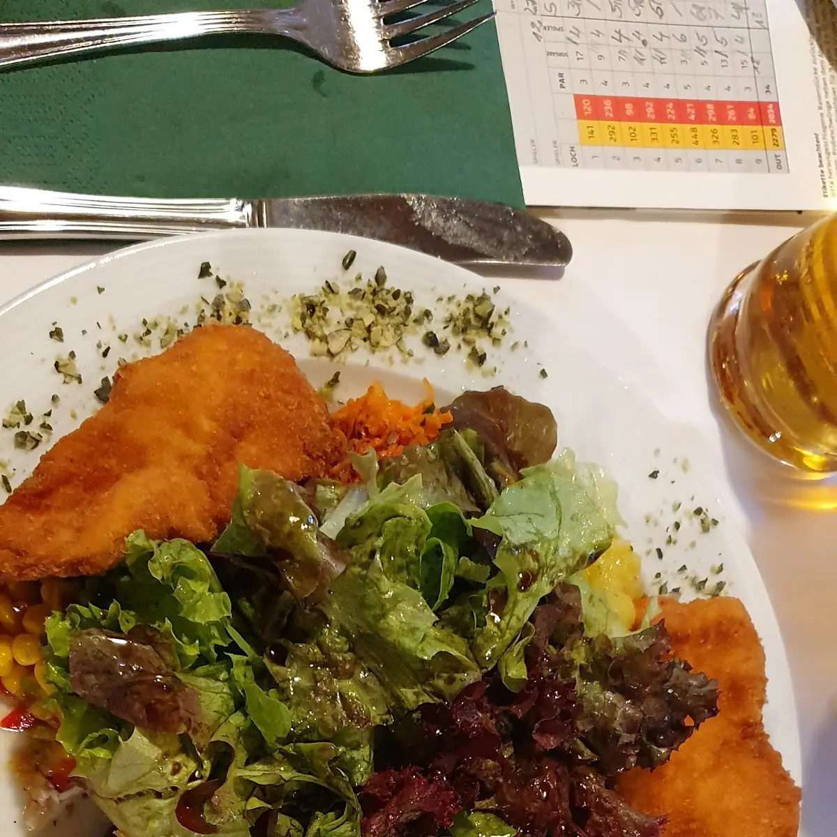 Backhendlsalat