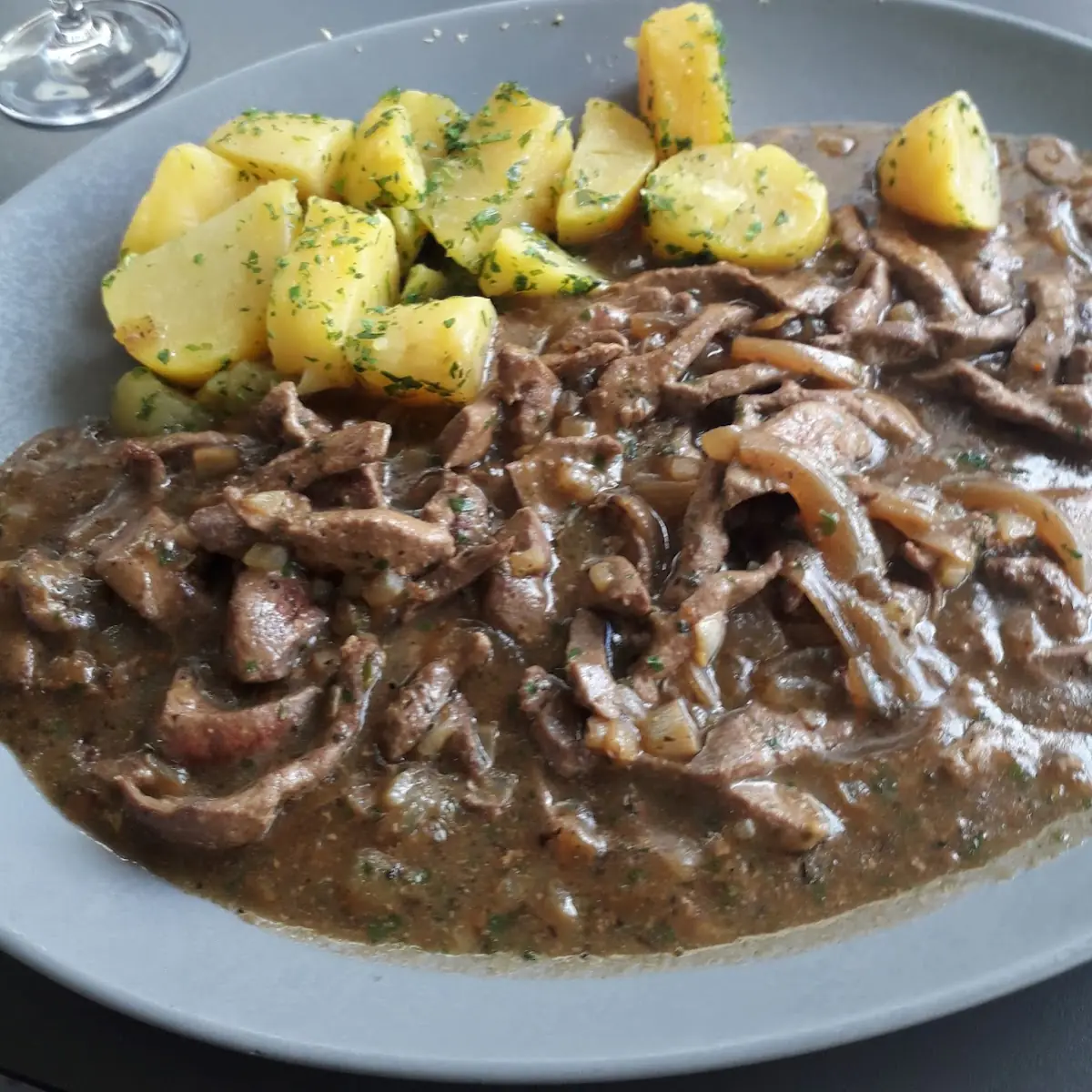 Geröstete Leber