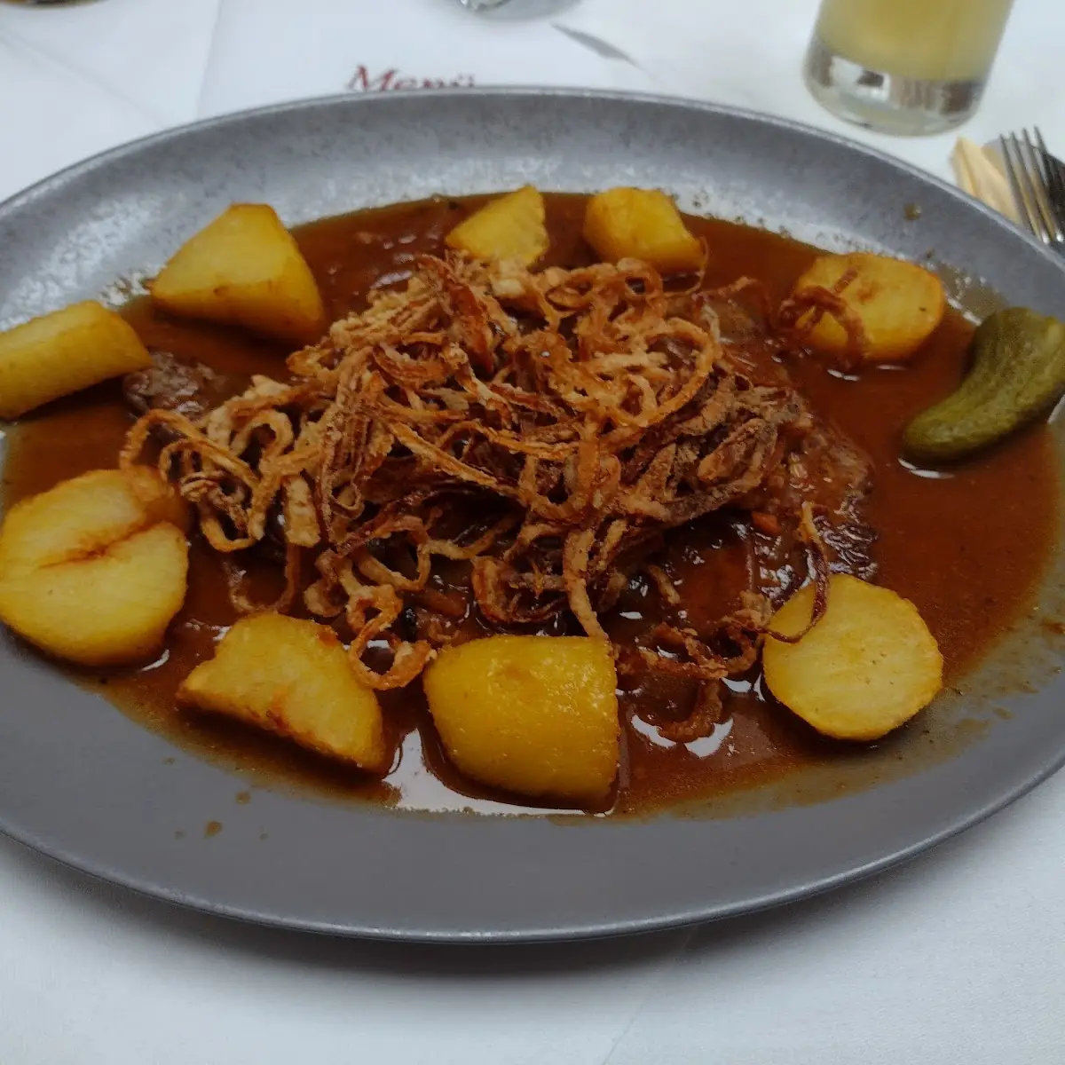 Traumhafter Zwiebelrostbraten