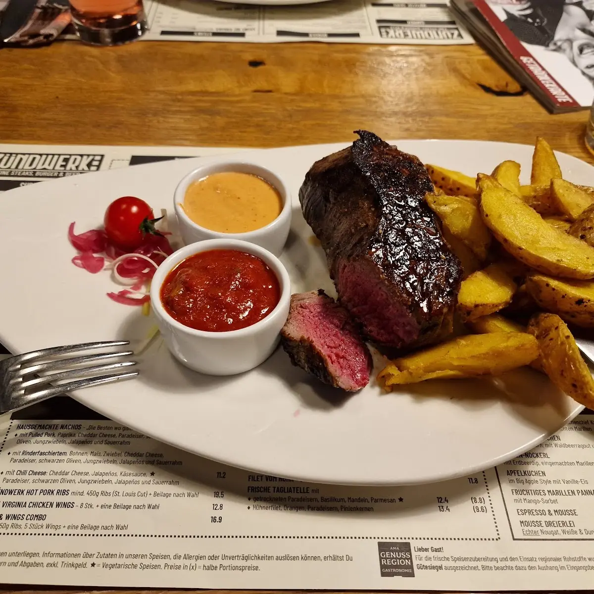 Zündwerk Steak 200g