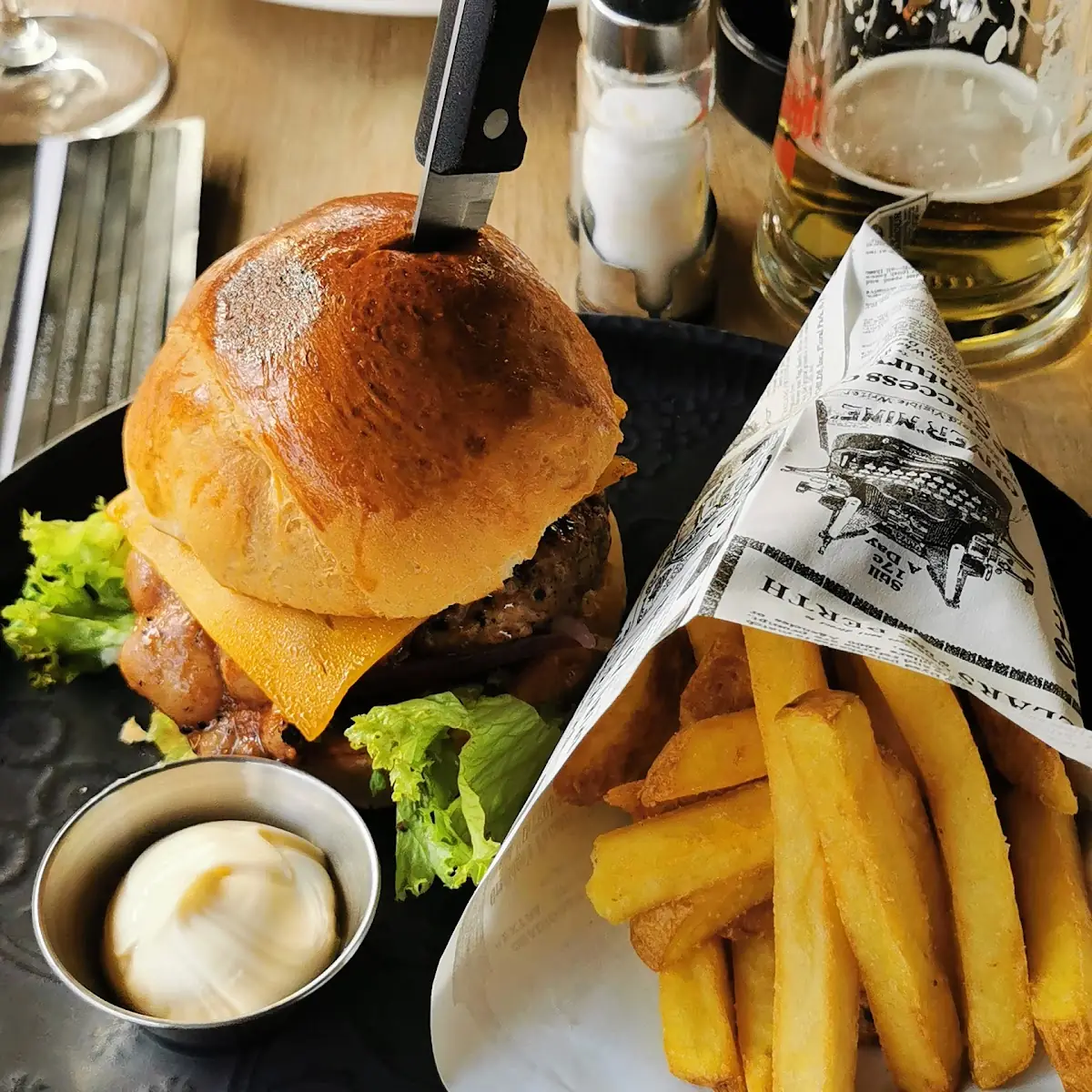 Bierhallen Dry Aged Beef Burger