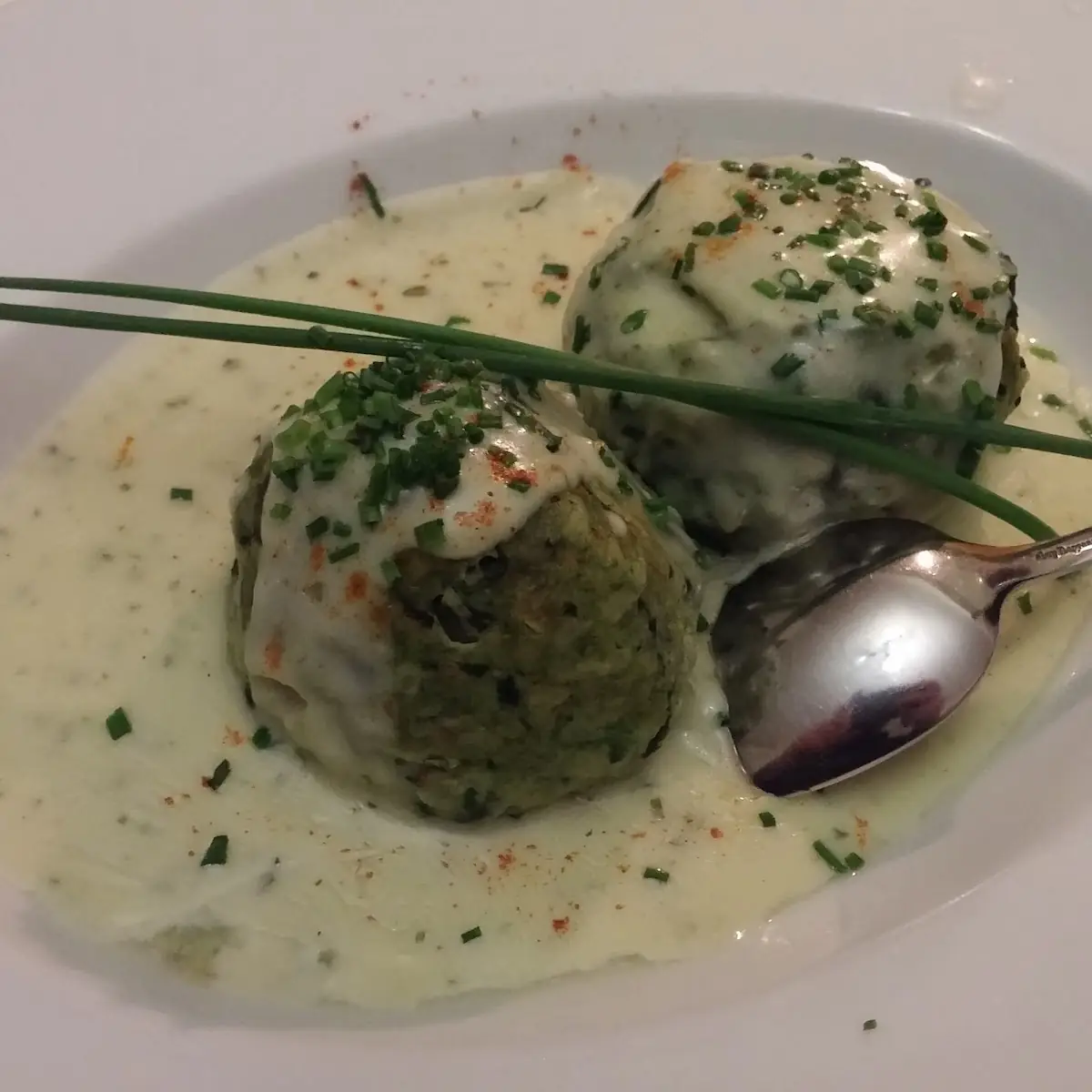 Spinat Schafkäse Knödel