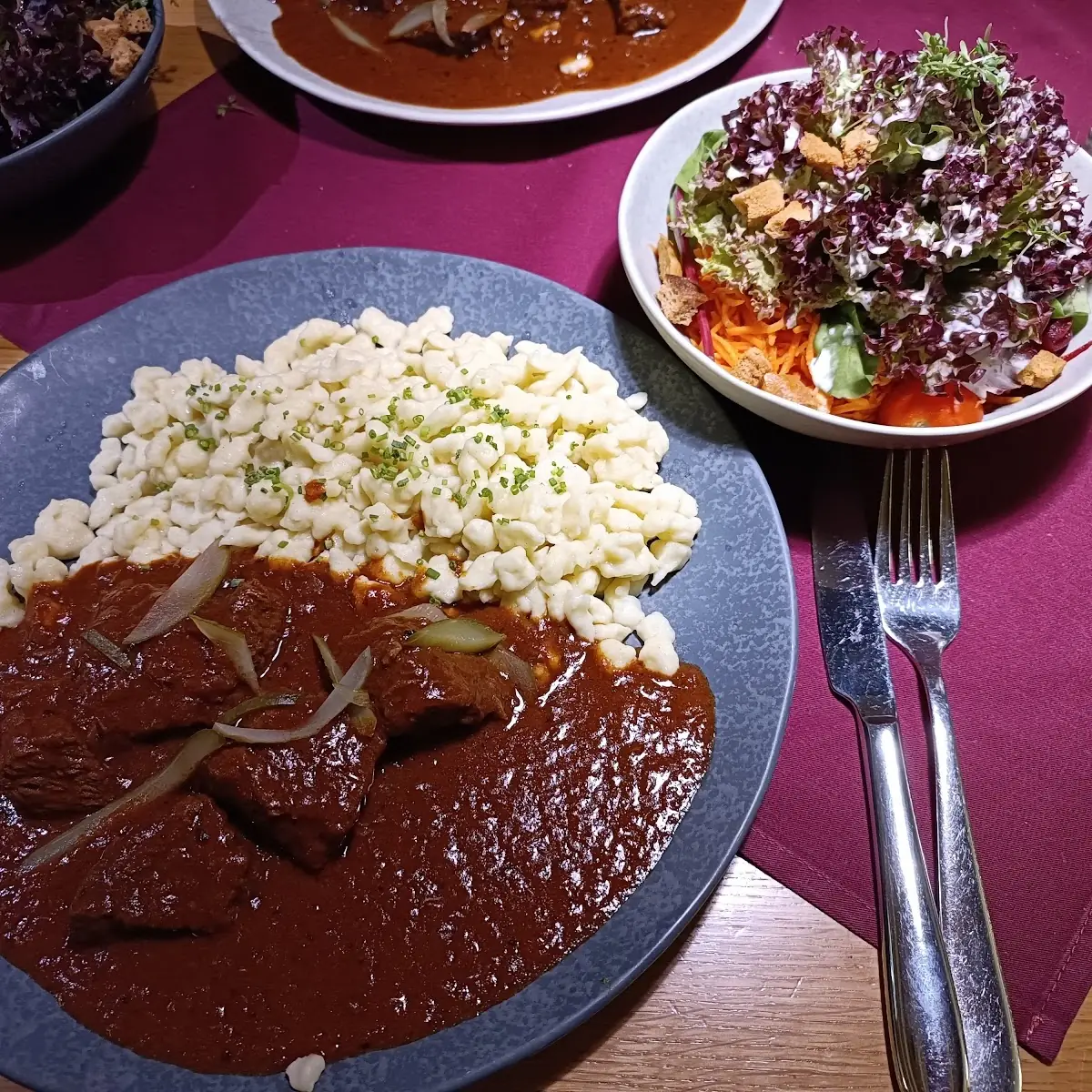Beef Goulash With Spätzle