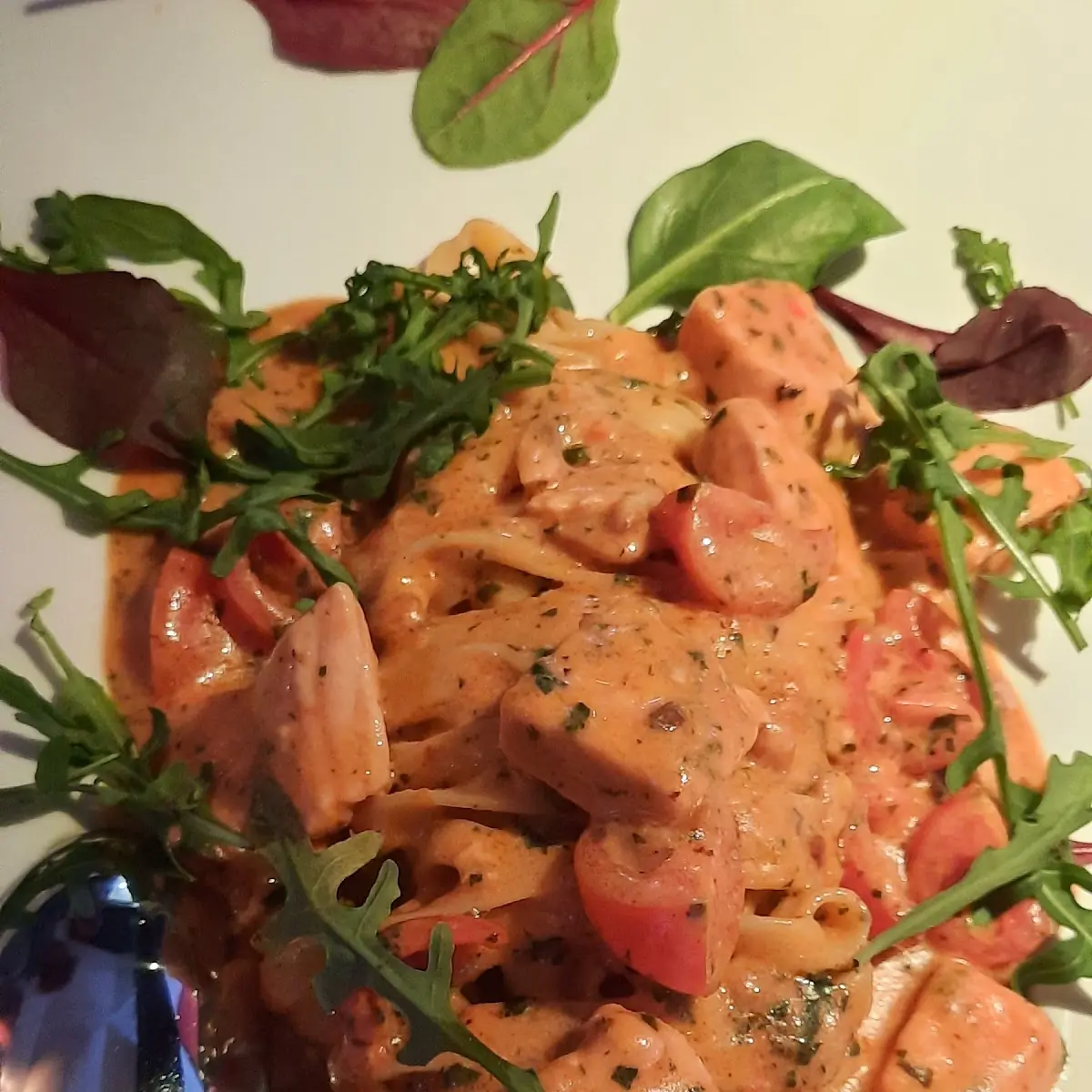 Tagliatelle Mit Lachs