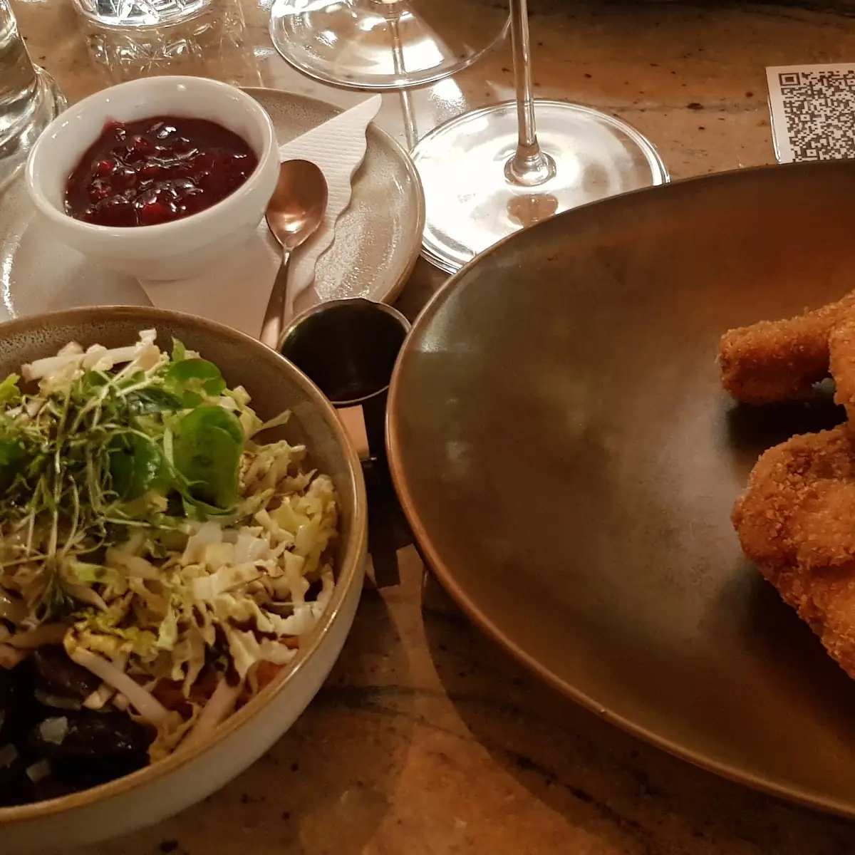 Backhenderl Mit Salat