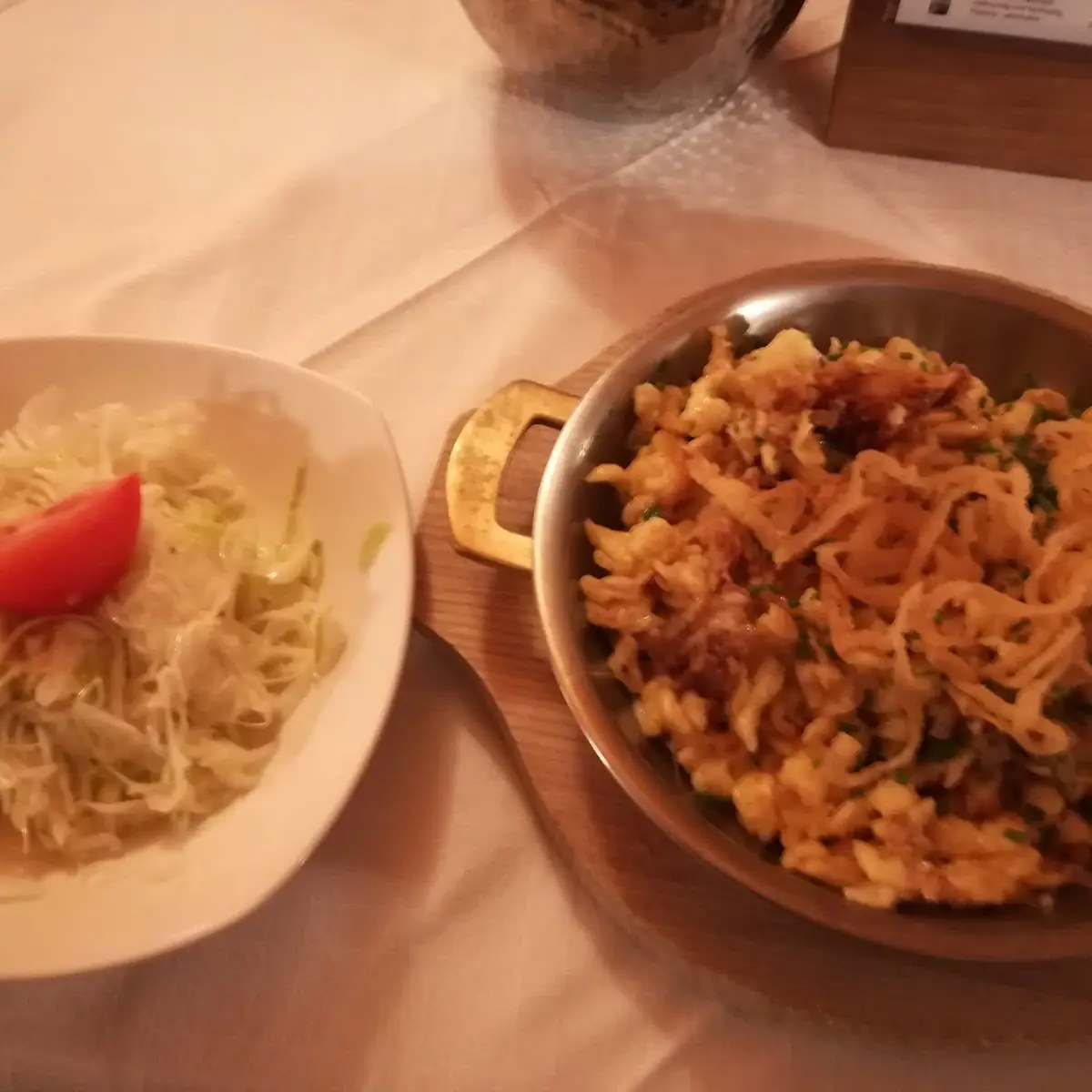 Krautsalat Und Kasnockerl