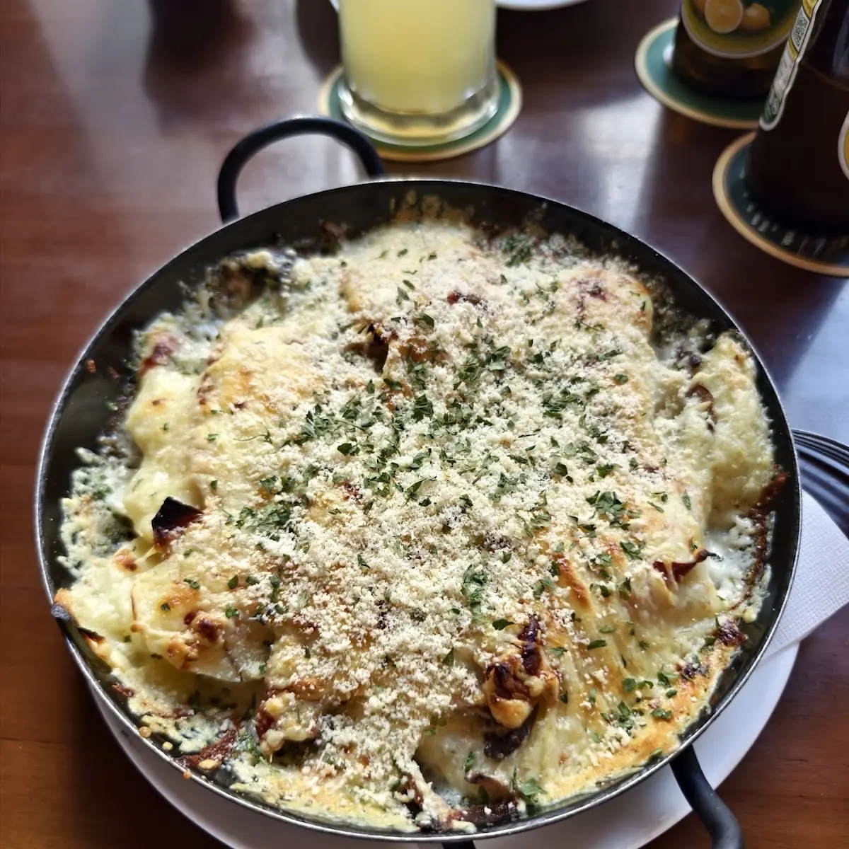 Kartoffelpfanne Bausatz Salami Schinken Champignons Mozzarella