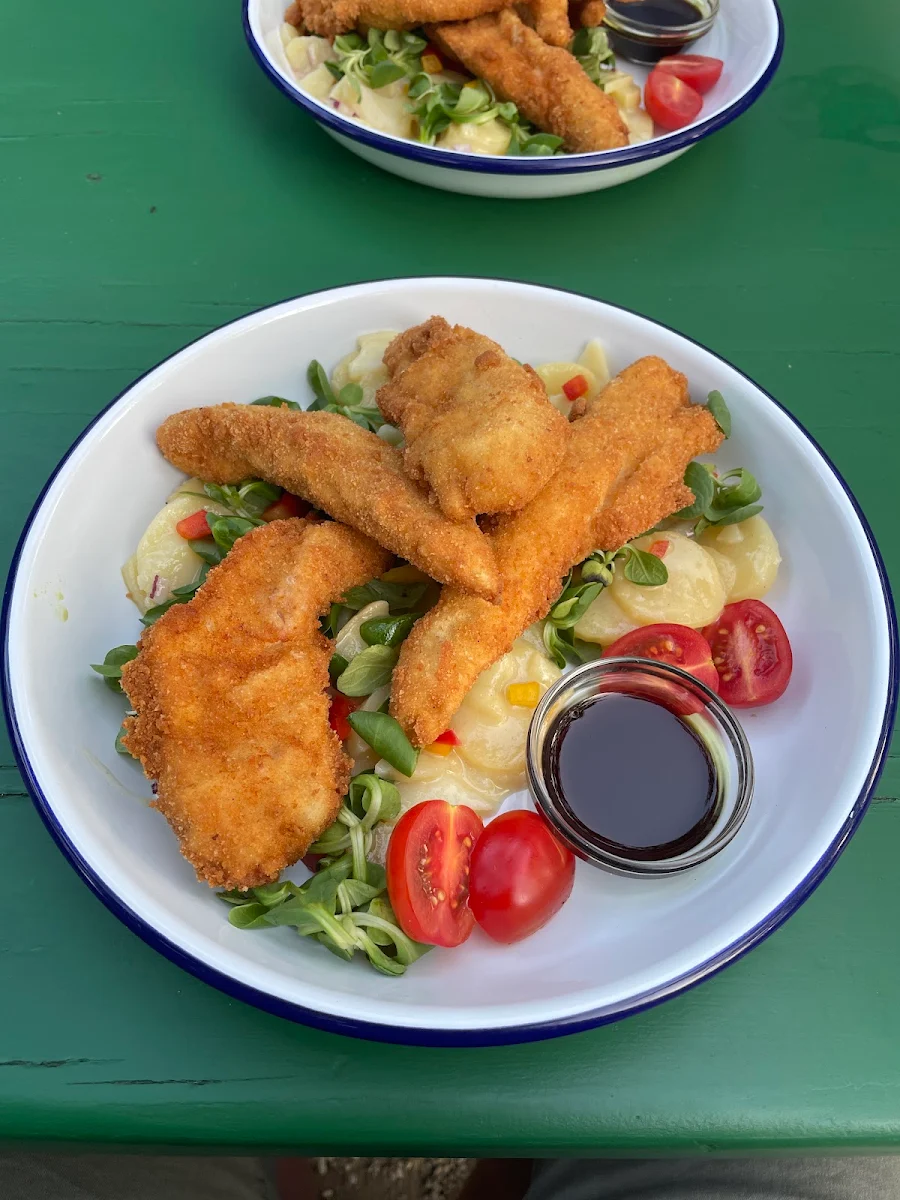 Backhendlsalat