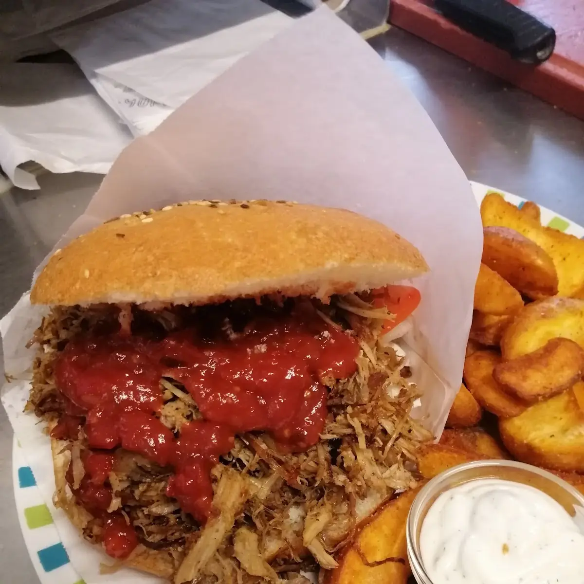 Pulled Pork Burger