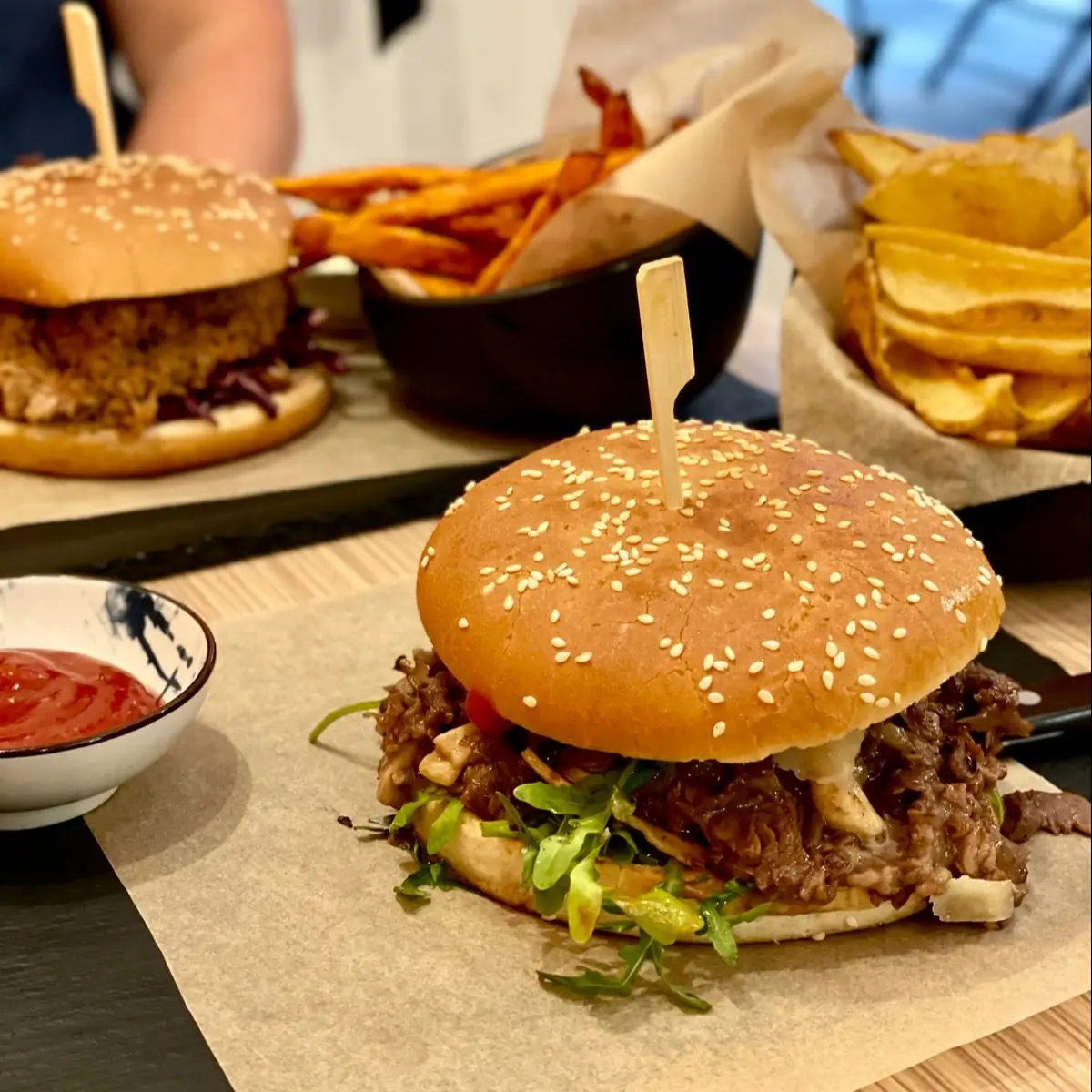 Bulgogi Rindfleisch Burger