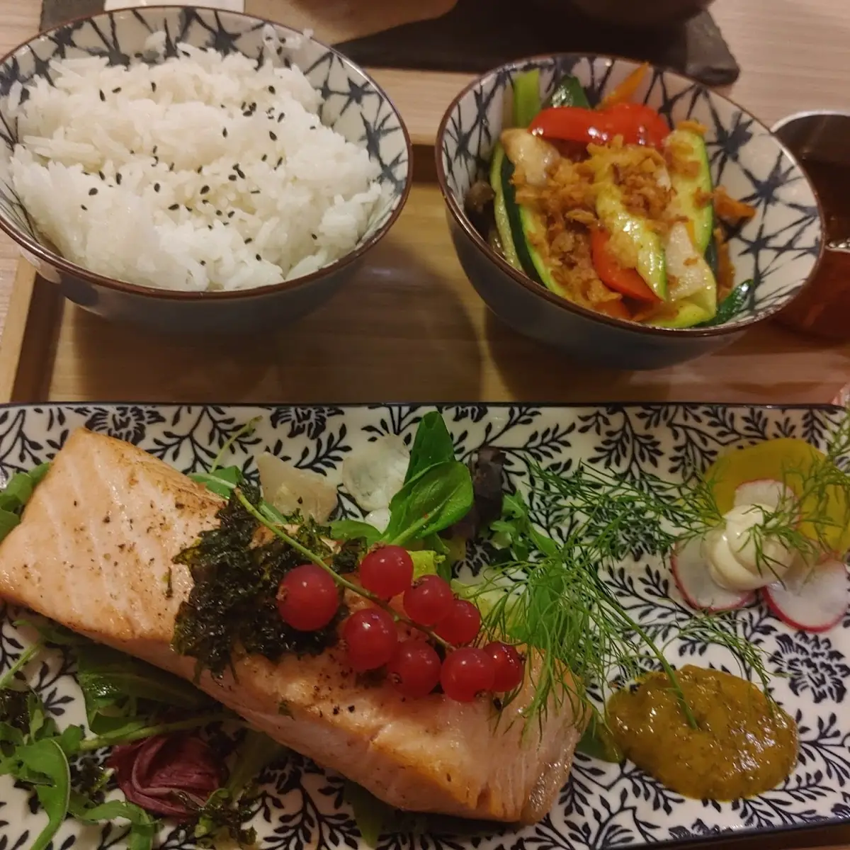 Lachs Mit Gemüse