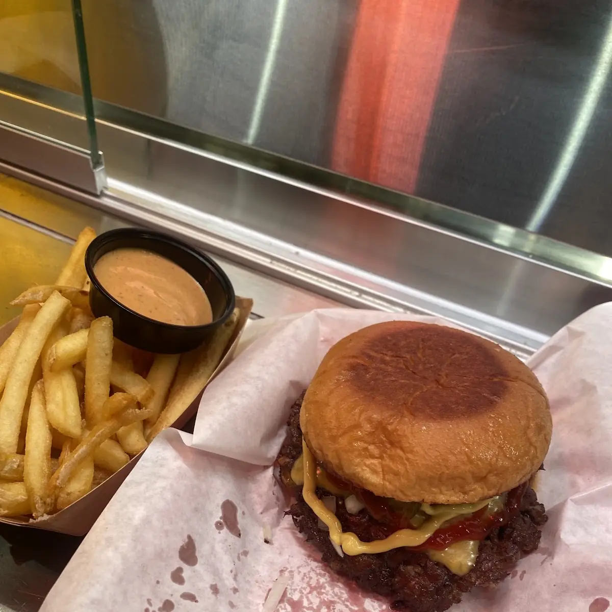 Cheeseburger and Fries