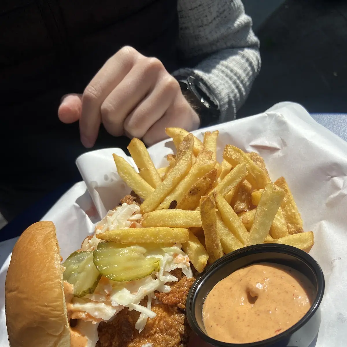 Combo Chicken Burger