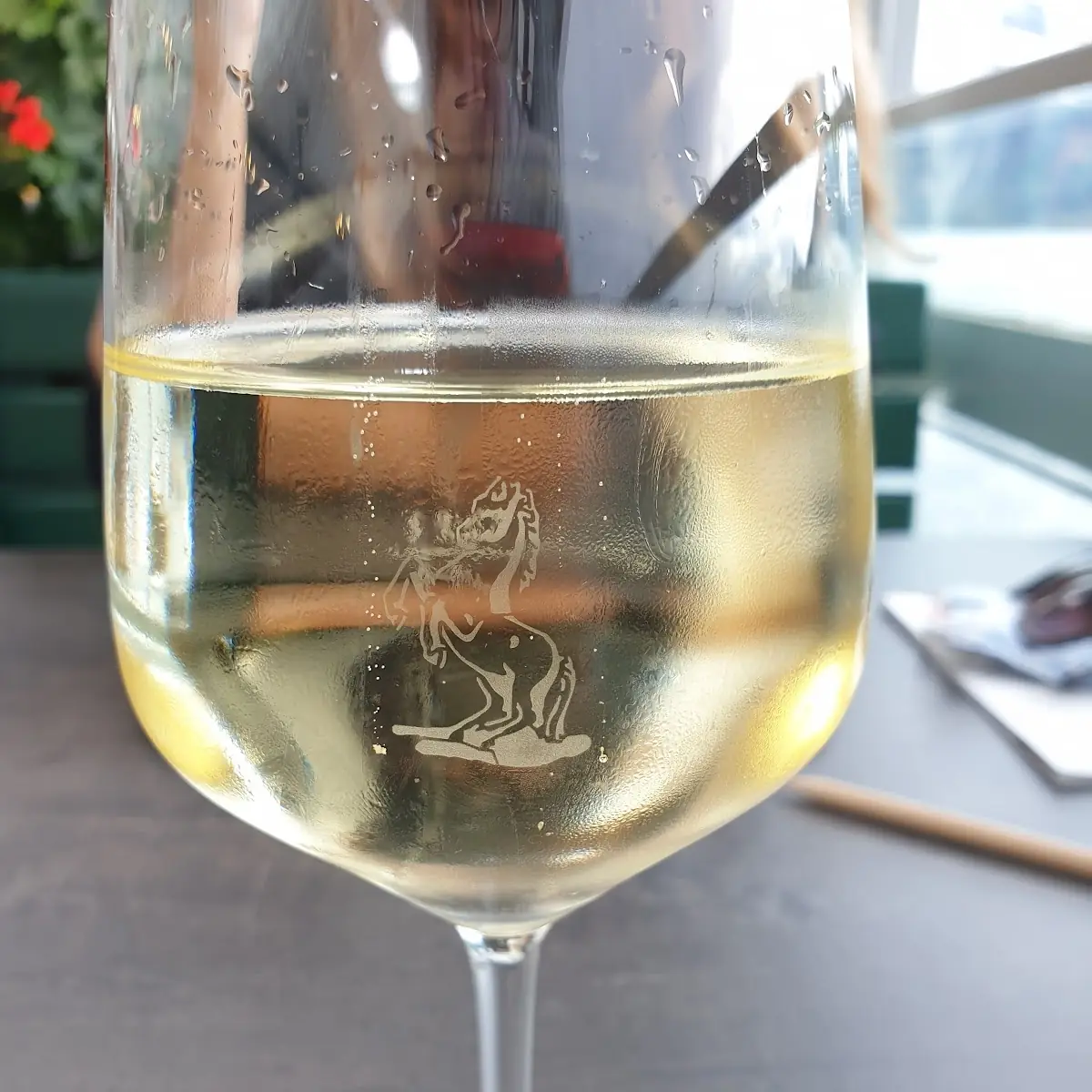 Weißer Spritzer
