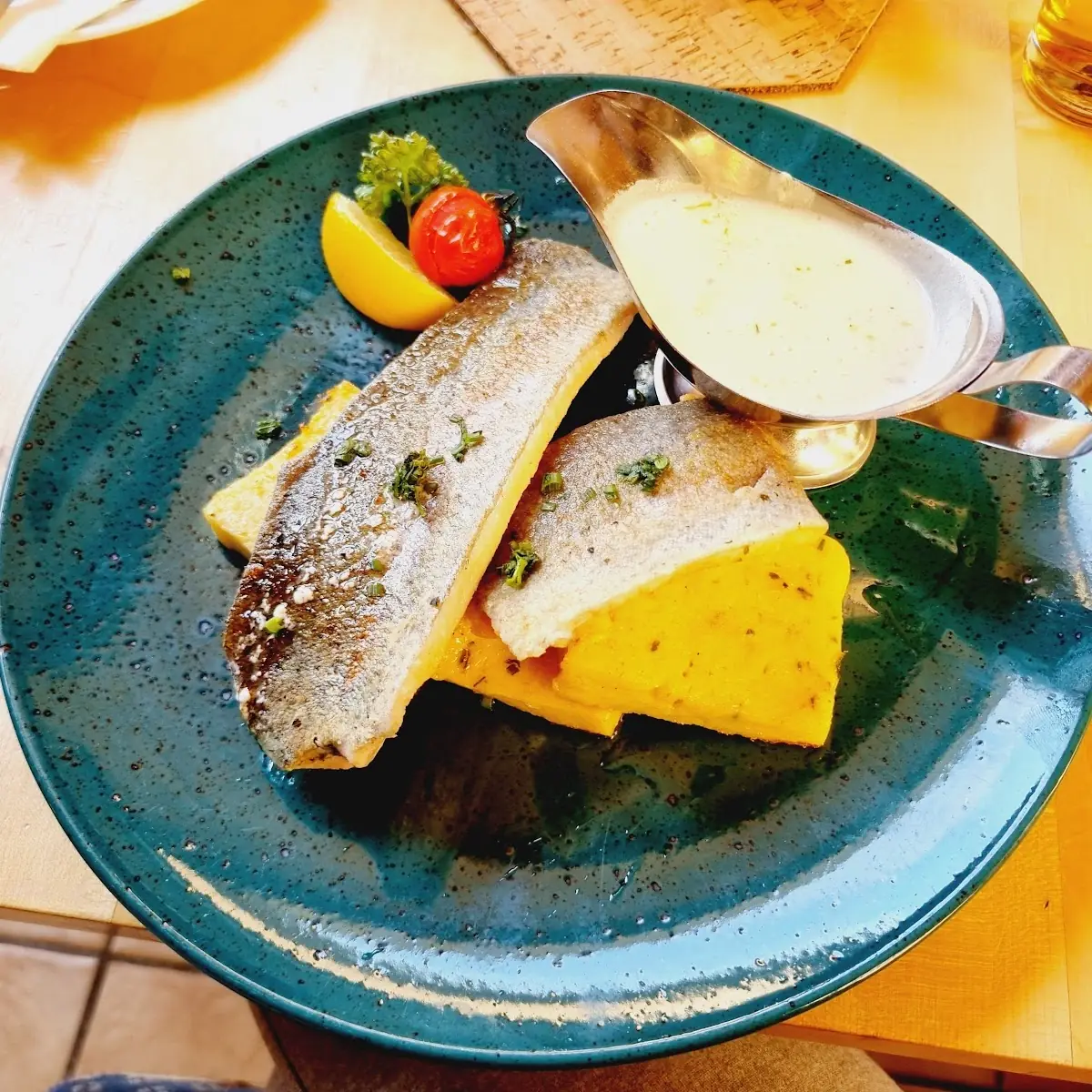 Fisch Mit Polenta
