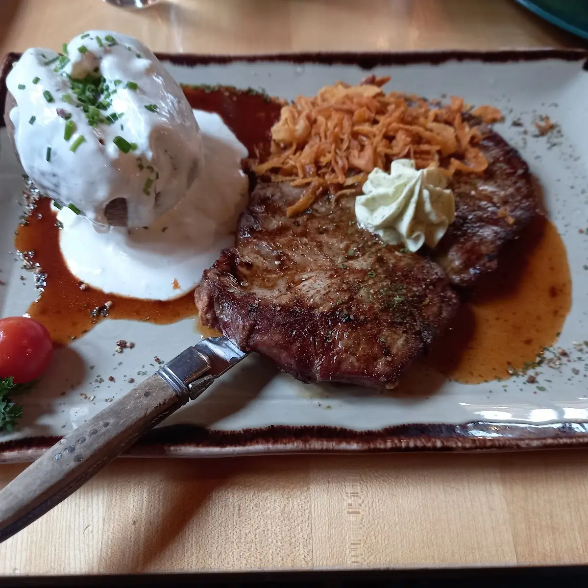 Zwiebelrostbraten