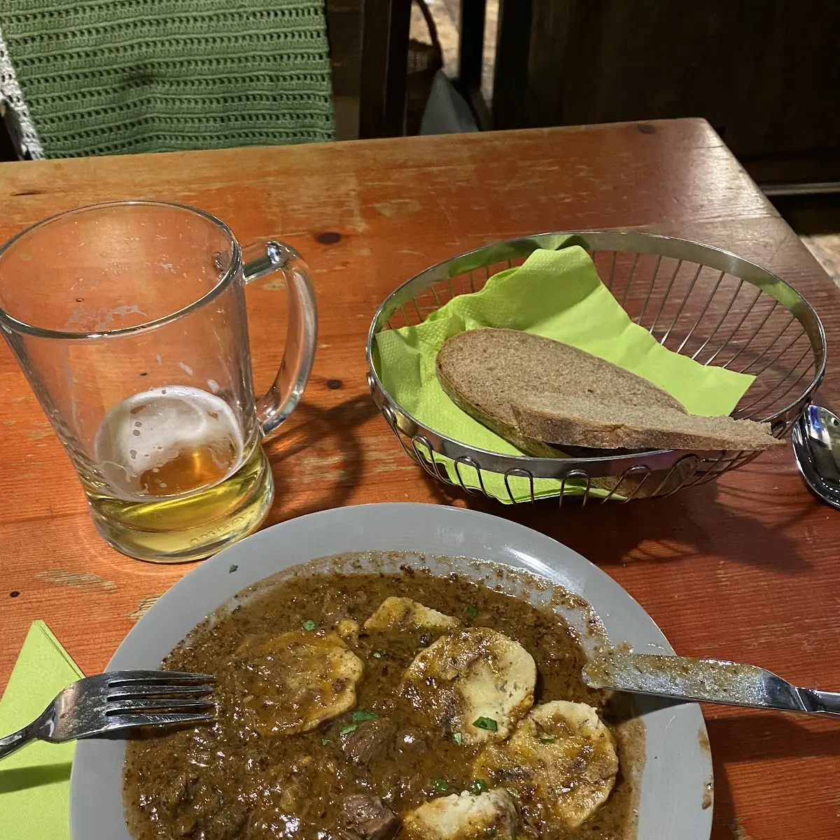 Gulasch Knödel