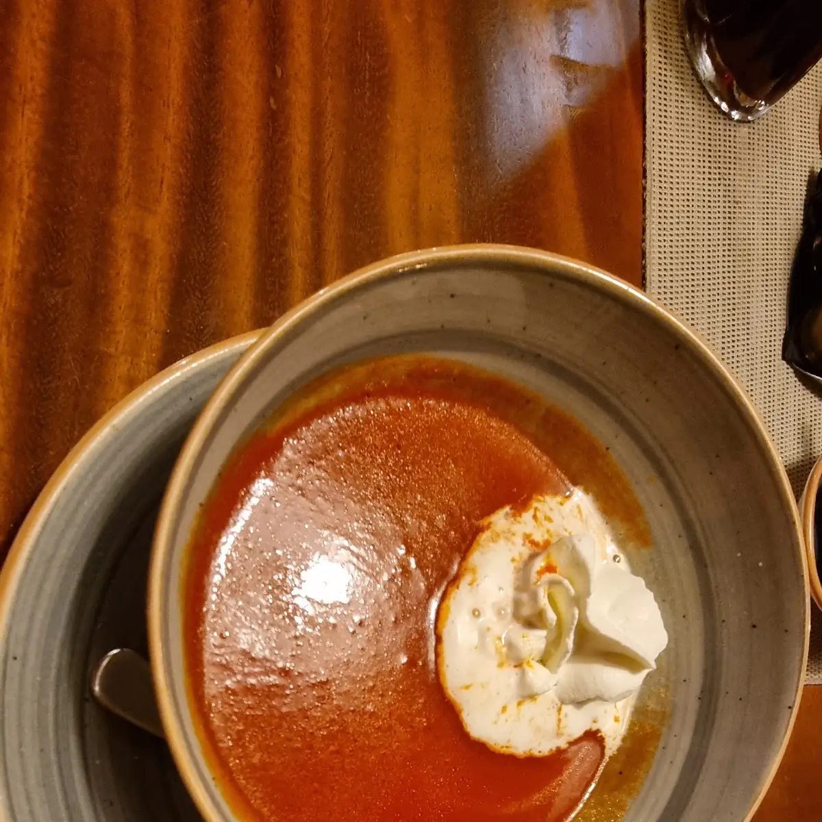 Tomatencremesuppe, Ristorante Pizzeria Pension "Zum kleinen Italiener"