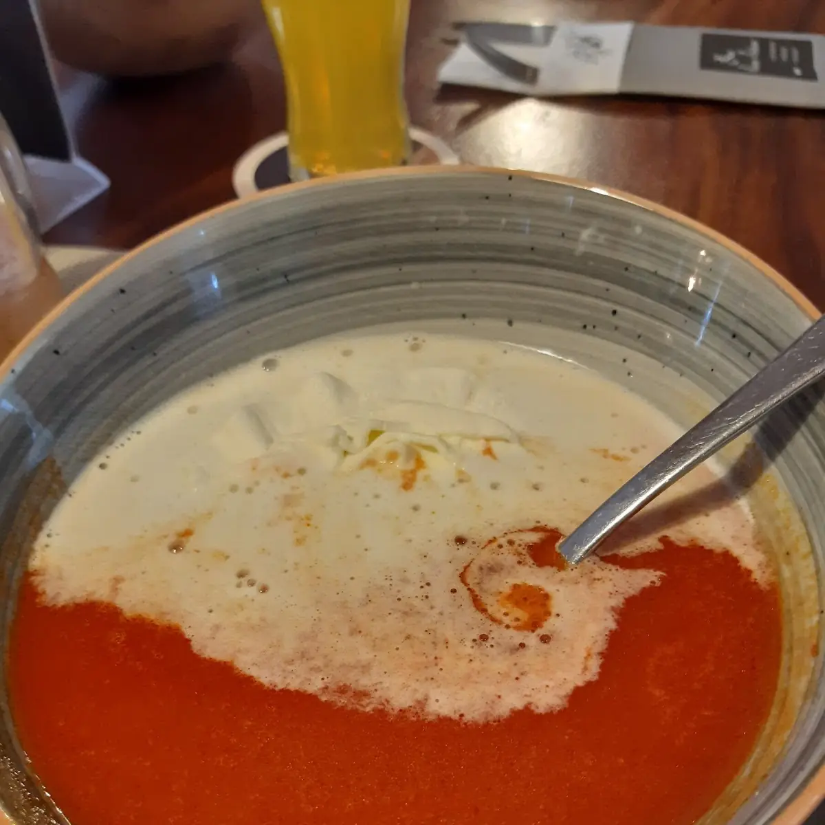 Tomatensuppe, Ristorante Pizzeria Pension "Zum kleinen Italiener"